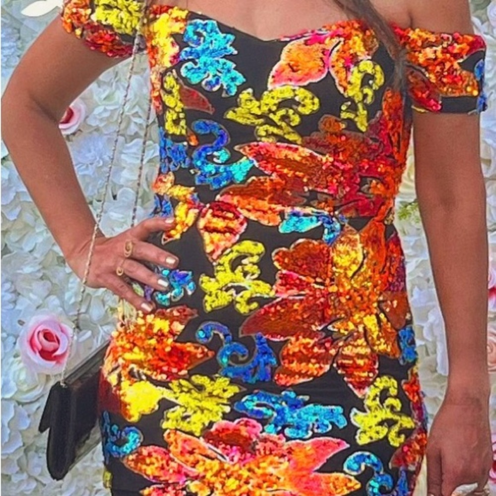 A stunning mini dress